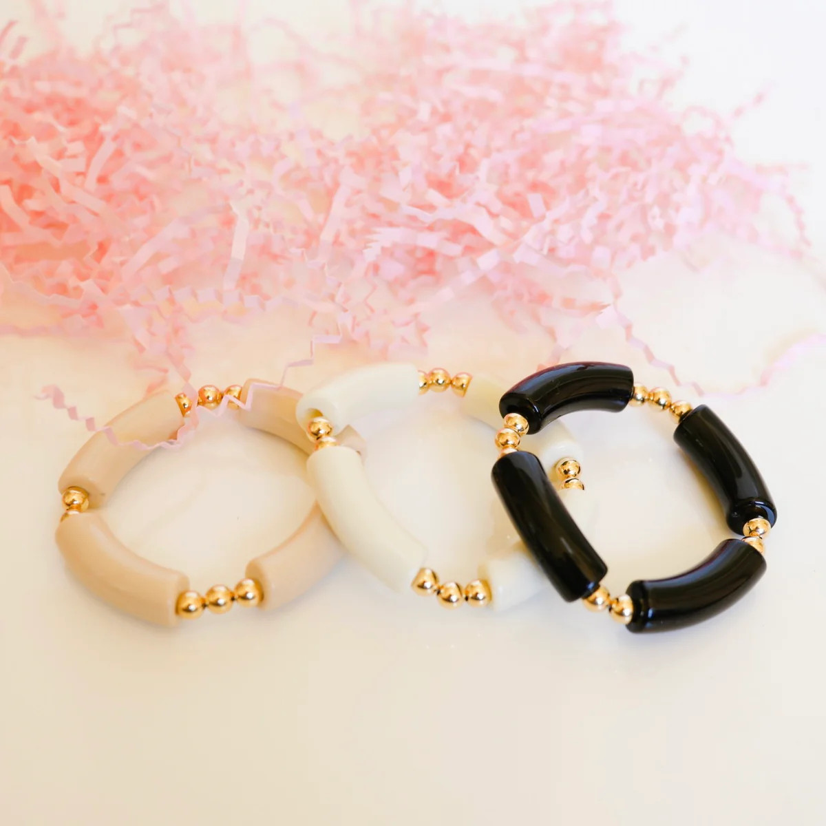 Teagan Tube Bracelet | Beaded Blondes