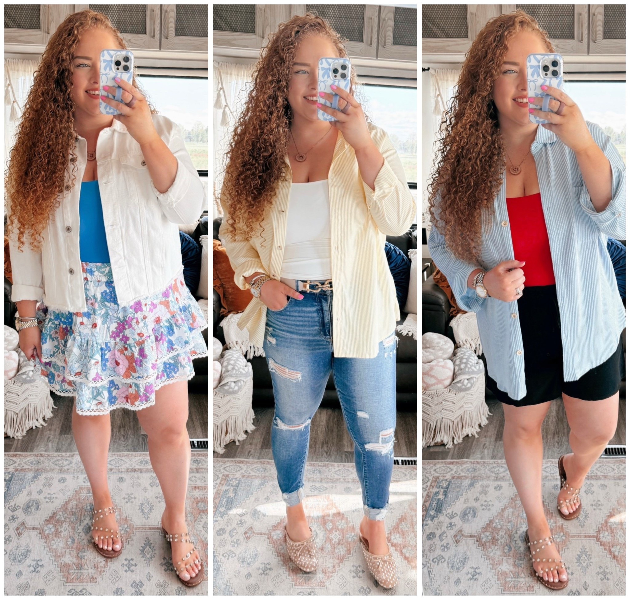 These Amazon tank tops are everything you need in a basic 🙌 Perfect on their own or layered up for any season ☀️soft, stretchy, and go with literally everything. A closet staple you’ll wear on repeat! 🤍✨
jeans | skinny jeans | buckle jeans | yellow button down | amazon yellow button down | amazon button down | tank top | amazon tank top | white tank top | amazon white tank top | spring outfit | amazon spring outfit | mules | rhinestone mules | amazon finds | amazon spring outfit | amazon spring look | spring break dress | amazon spring break outfit | amazon vacation dinner outfit | resort wear | spring fashion | spring outfit | amazon spring outfit | casual spring outfit |  spring event outfit | blue shacket | red tank top | amazon red tank top | black shorts | amazon black shorts | sandals | amazon sandals | blue tank top | amazon skort | floral skort | amazon floral skort | denim jacket | amazon denim jacket | white denim jacket | pink cardigan | Amazon cardigan | amazon pink cardigan | black tank top | amazon black tank top | black dress pants | amazon black dress pants | black heels | sling back heels 

#LTKSaleAlert #LTKSummerEdit #LTKMidsize