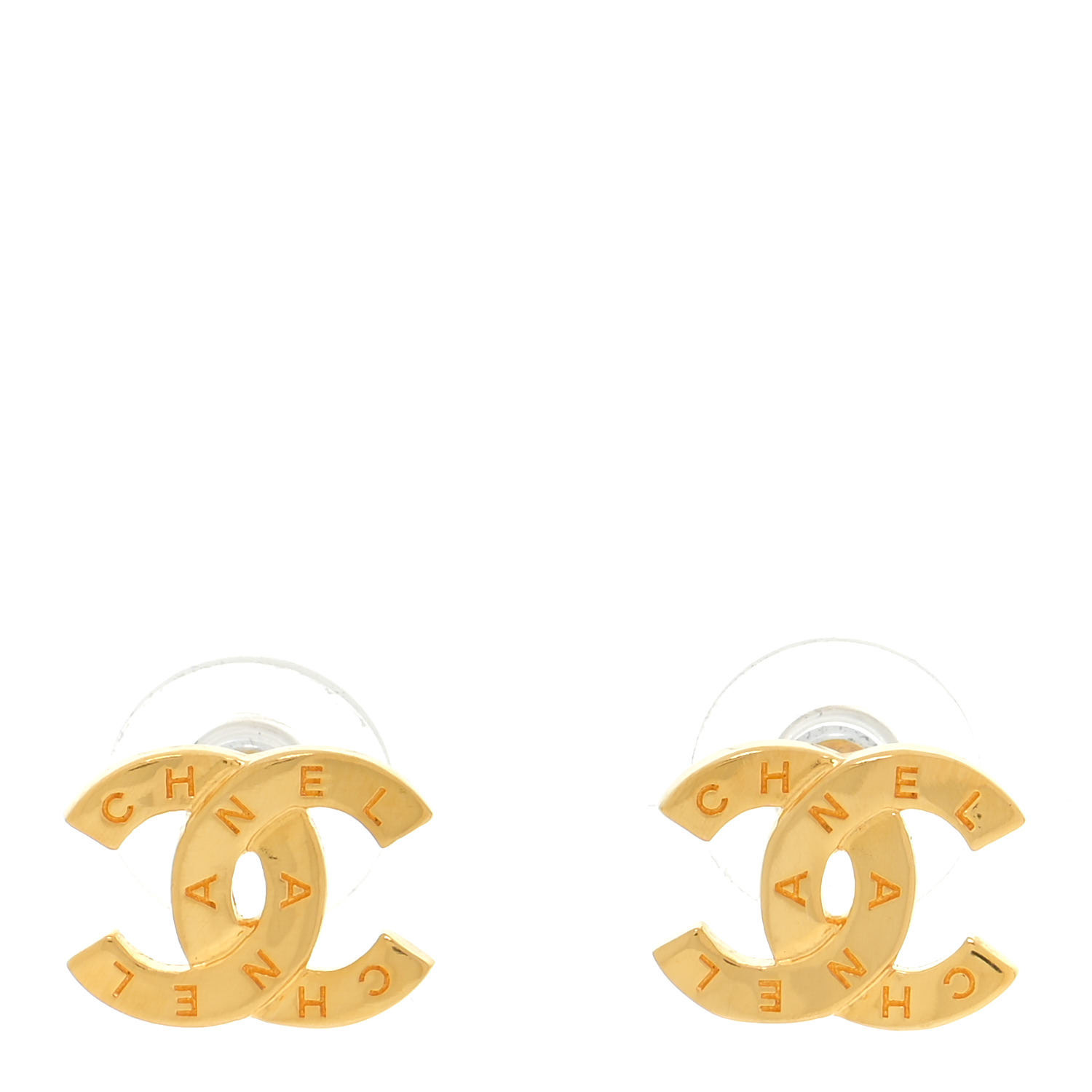 CHANEL

Metal CC Paris Button Stud Earrings Gold | Fashionphile
