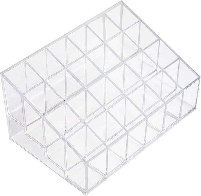 Super Z Outlet Transparent Cosmetic Makeup Organizer for Lipstick, Brushes, Bottles, and More. Cl... | Amazon (US)