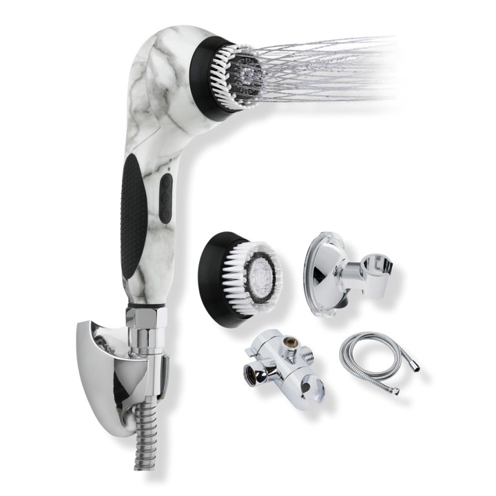 Hydrojet Hand Held Shower System with Sonic Cleansing Brush & Powerful Adjustable Spray | Ulta