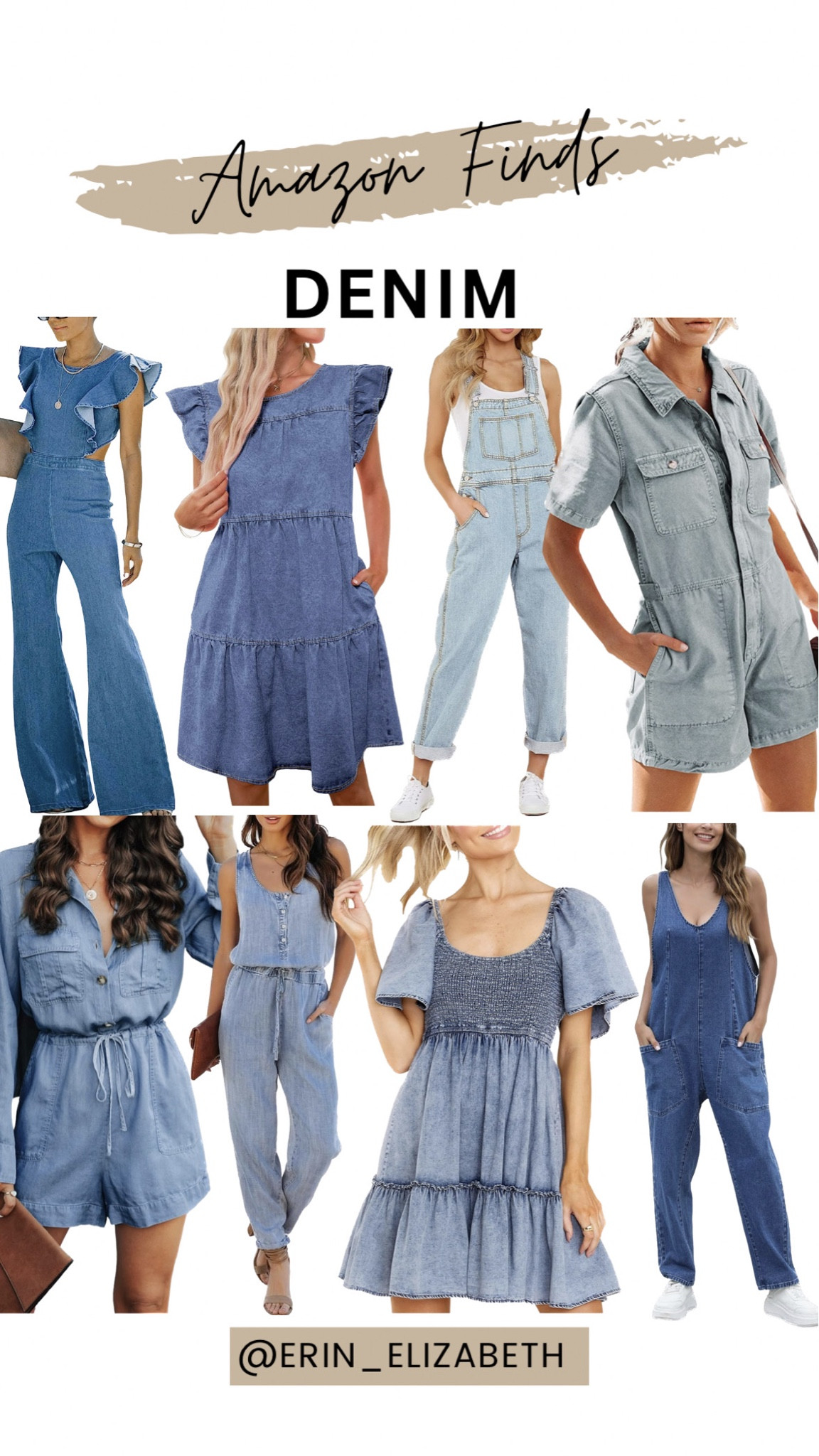 Amazon // amazon find // amazon fashion // denim // denim dress // romper // overalls // fall // fashion 

#LTKfindsunder50 #LTKstyletip #LTKfindsunder100