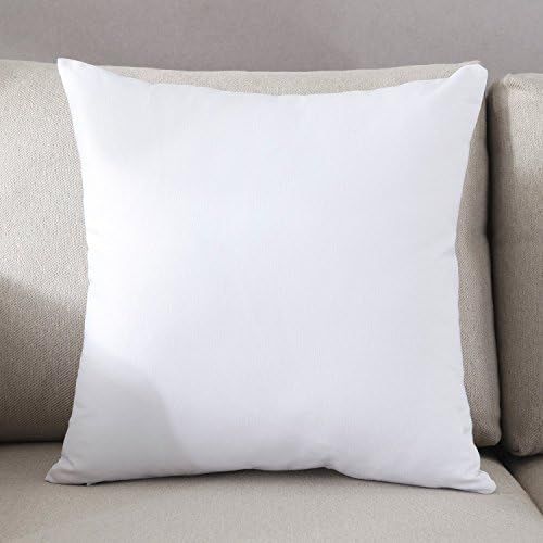 TAOSON Decorative 100% Cotton Canvas Square Solid Toss Pillowcase Cushion Cover Pillow Cover with... | Amazon (CA)