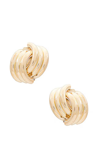 X Revolve Knot Earrings in Gold | Revolve Clothing (Global)