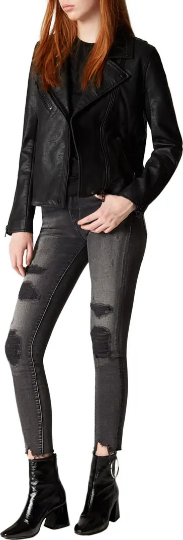 Faux Leather Moto Jacket | Nordstrom