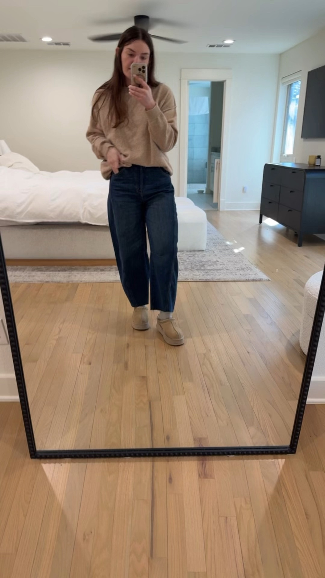 run don’t walk! target barrel jeans! #targetfinds 

#LTKStyleTip #LTKFindsUnder50