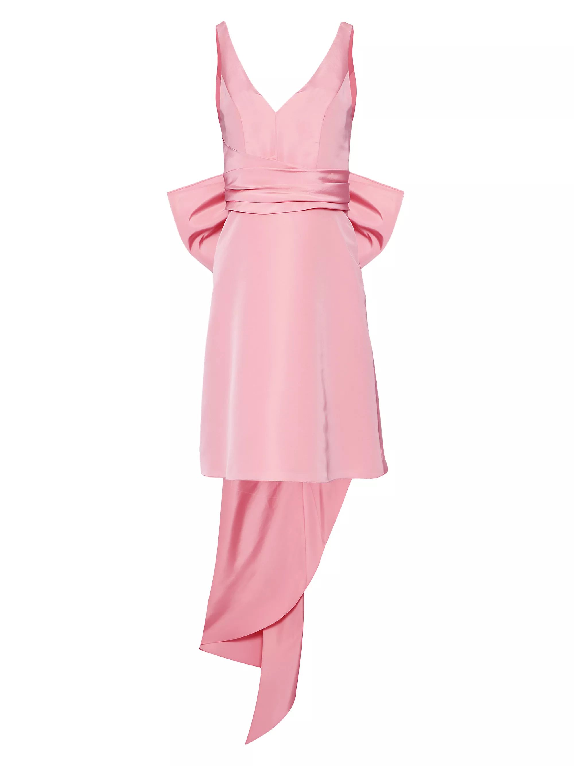 Nicola Silk Bow Minidress | Saks Fifth Avenue