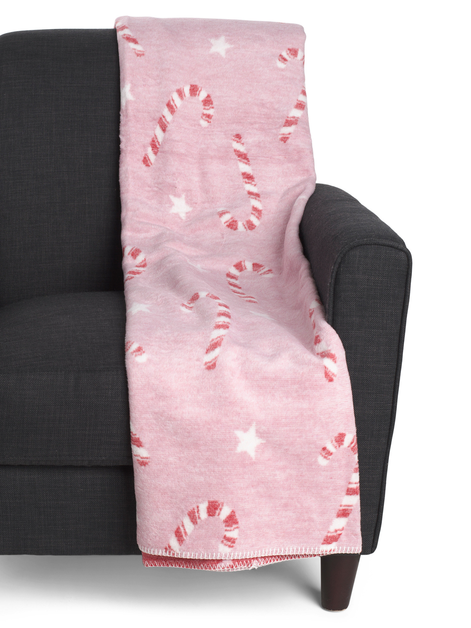 Made In Portugal Candy Canes Throw | Global Home | Marshalls | Marshalls