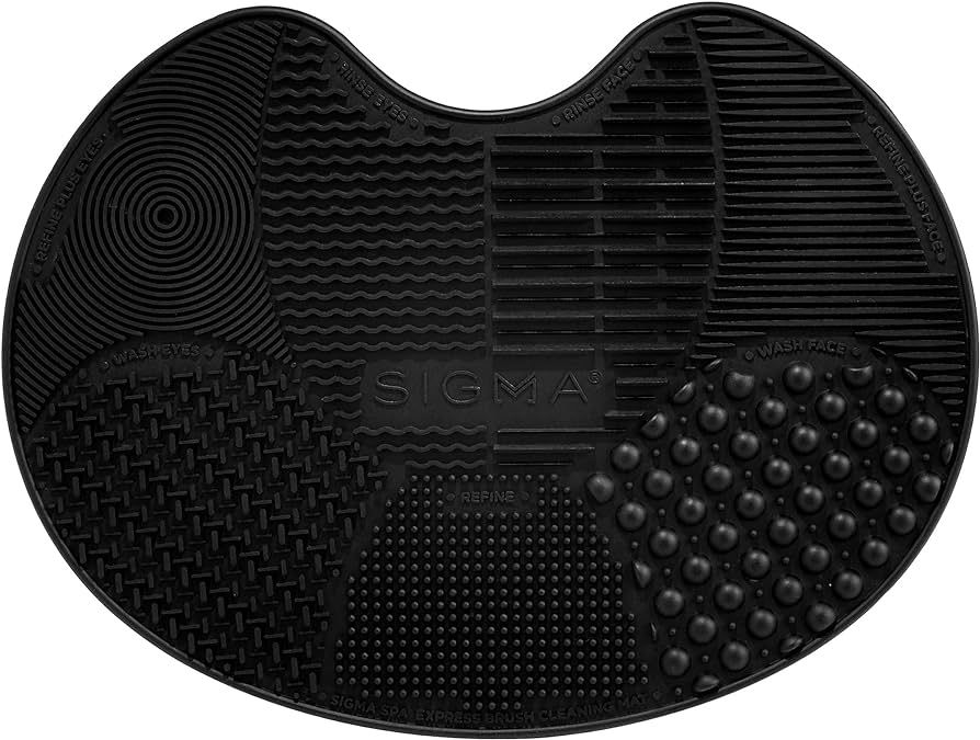 Sigma Beauty Makeup Brush Cleaner Mat – Sigma Spa Express Silicone Makeup Brush Cleaning Mat wi... | Amazon (US)