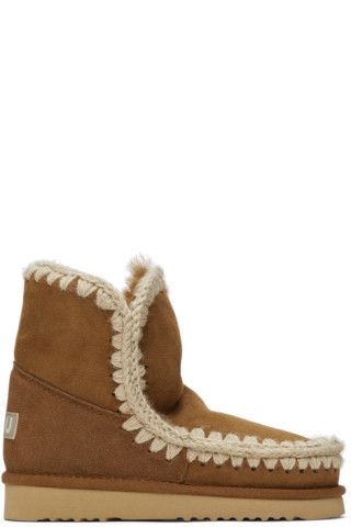 Brown 18 Ankle Boots | SSENSE