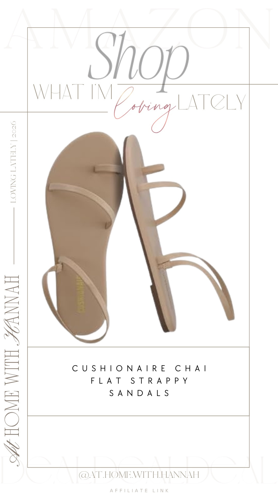 These are such a good simple sandal for summer!
I love the clean strappy look because they go with everything — dresses, shorts, linen pants, vacation outfits, beach outfits, all of it. One of those easy warm-weather staples you’ll reach for over and over.

if you’re shopping for:
neutral flat sandals, strappy sandals women, summer sandals, vacation sandals, beach sandals, amazon fashion finds, casual summer shoes





••
cushionaire chai flat strappy sandals • neutral sandals • strappy flat sandals • summer sandals women • vacation sandals • beach outfit shoes • casual flat sandals • amazon fashion finds • minimalist sandals • easy summer shoes • resort wear sandals • everyday warm weather shoes
#sandals #summerstyle #vacationoutfit #strappysandals #neutralstyle
#ltkstyle #ltkfinds #ltkfashion

#LTKootd #LTKSeasonal