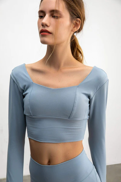 Luna Powder Blue Performance T-Shirt | J.ING