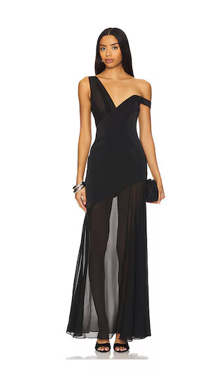 Cecily Gown in Black | Revolve Clothing (Global)