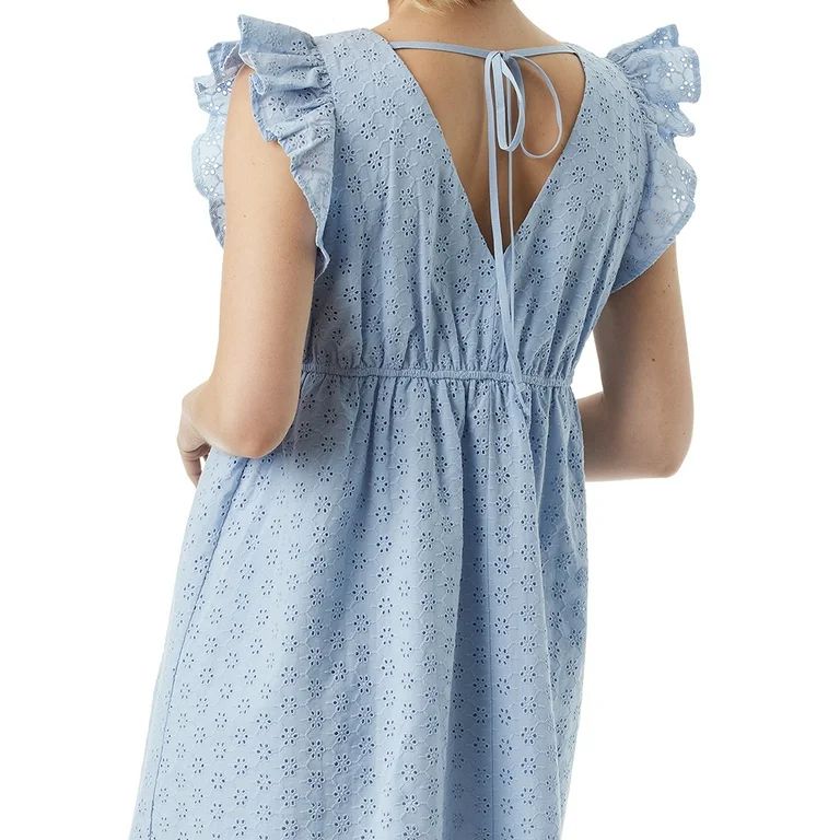 Jessica Simpson Women's Baby Doll V Neck Dress | Walmart (US)