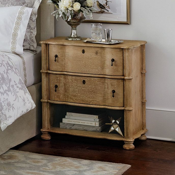 Serpentine 2-Drawer Side Table | Ballard Designs | Ballard Designs, Inc.