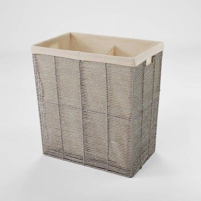 Twisted Rope Double Hamper Gray - Brightroom™ | Target