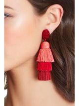 'Sammi' Tassels Statement Drop Earrings (6 Colors) | Goodnight Macaroon