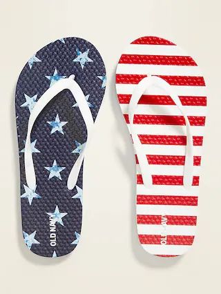Printed Flip-Flops for Girls | Old Navy (US)