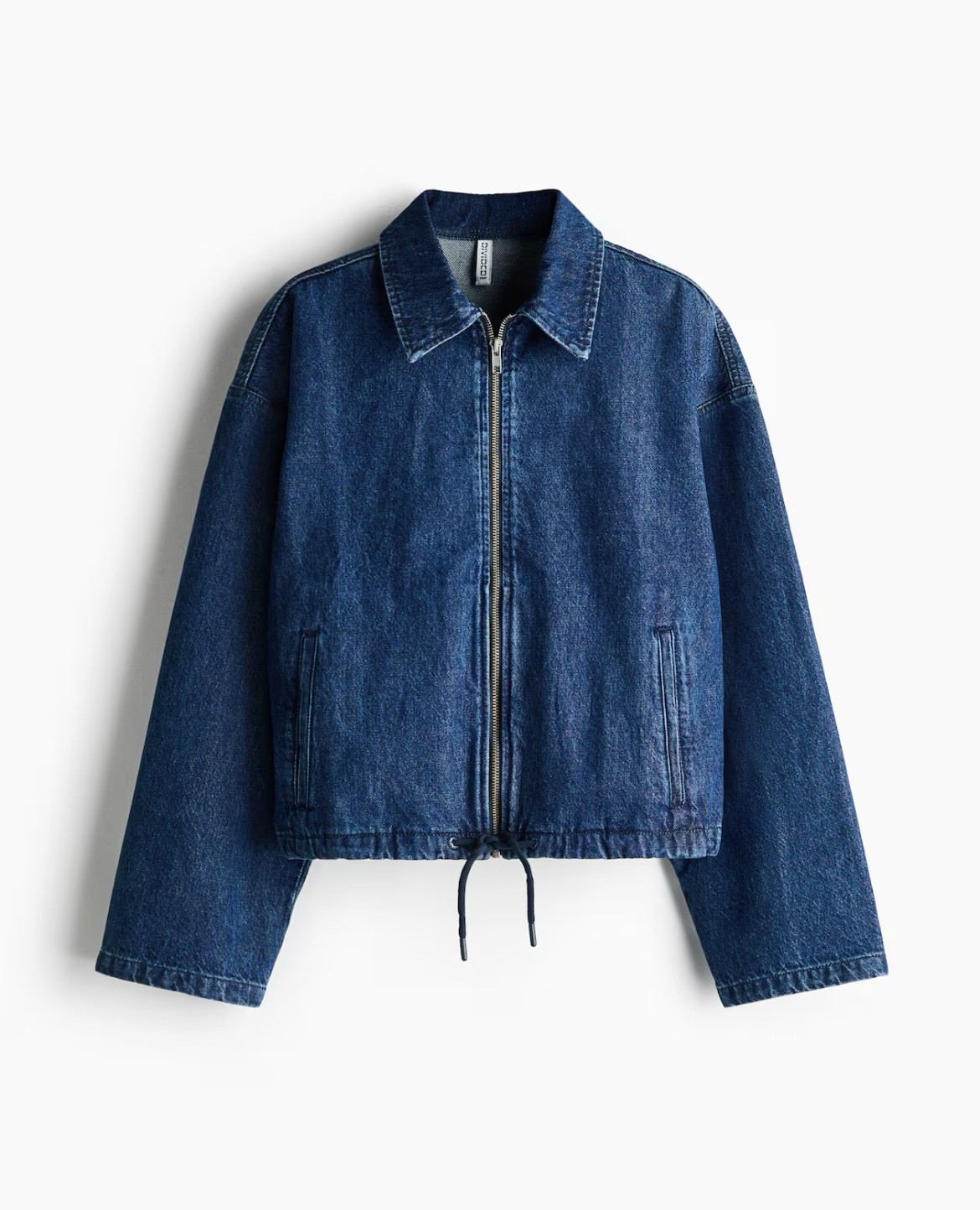 Denim collared jacket 

#LTKSeasonal #LTKFindsUnder50