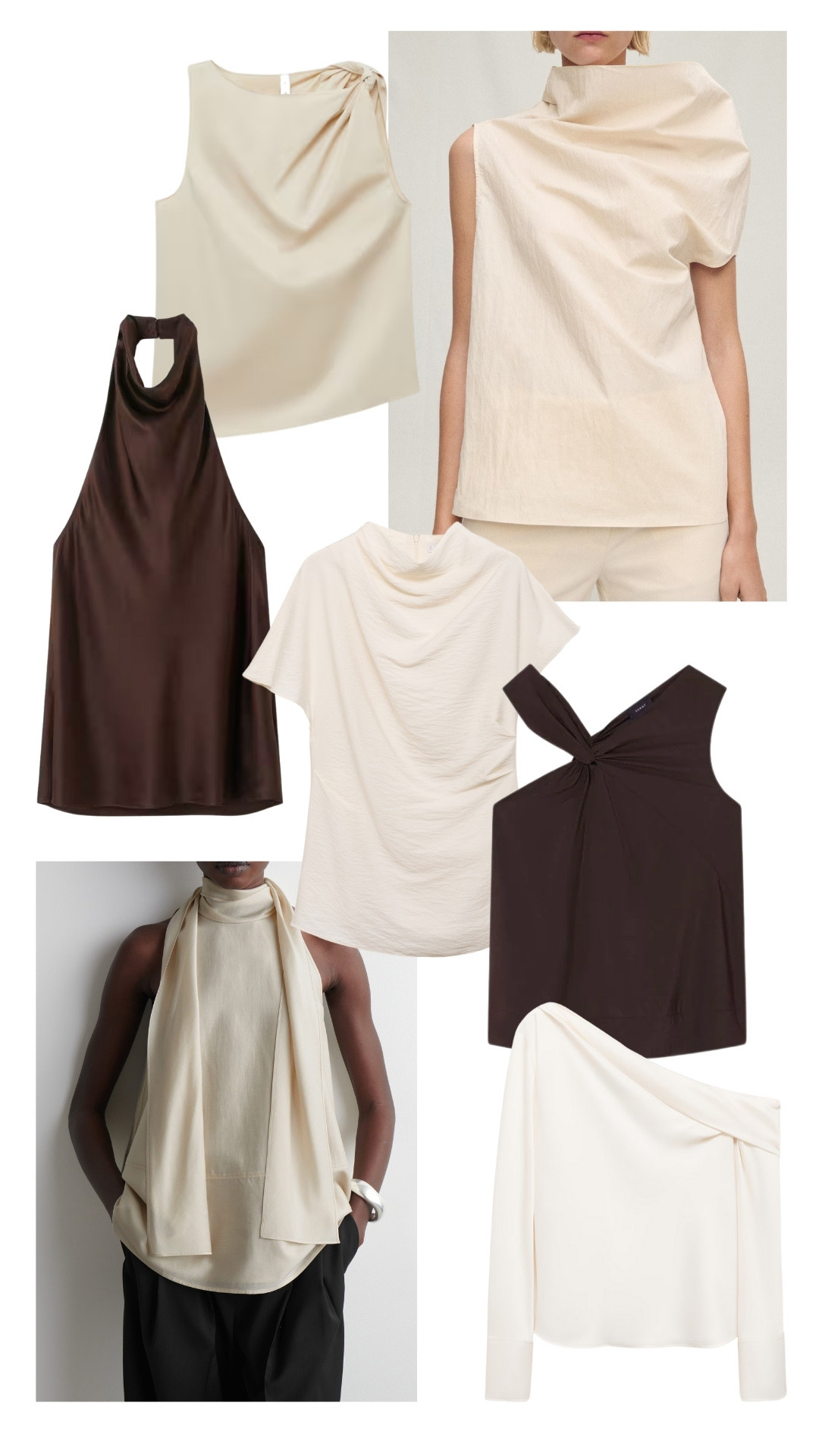 Draped and silky tops, perfect for summer evenings or elevating jeans and a nice top.

You can find more style content over on my Substack ’The Wardrobe Edit’

#LTKstyletip #LTKspring #LTKworkwear