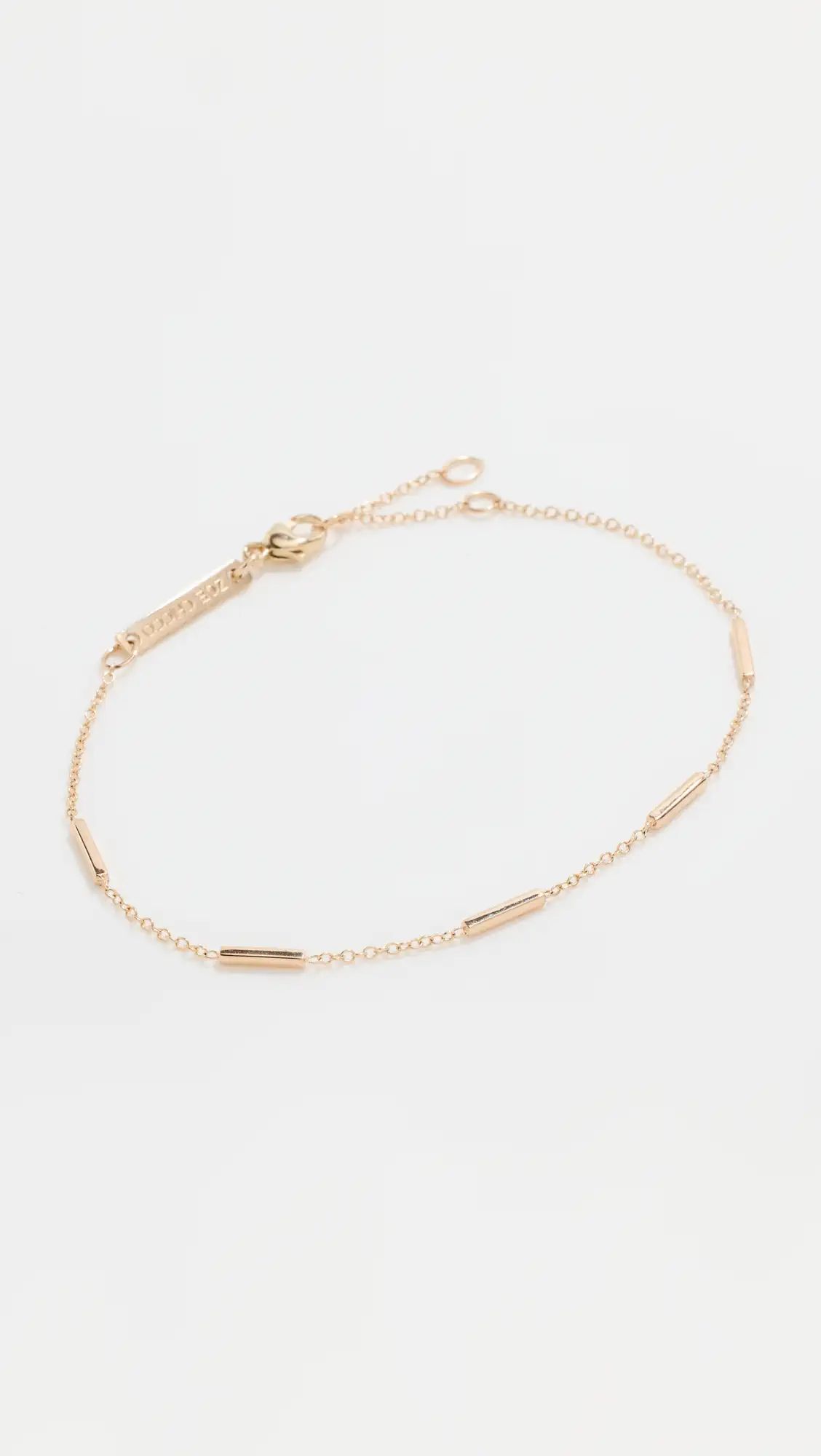 Zoe Chicco Horizontal Tiny Bars Bracelet | Shopbop | Shopbop