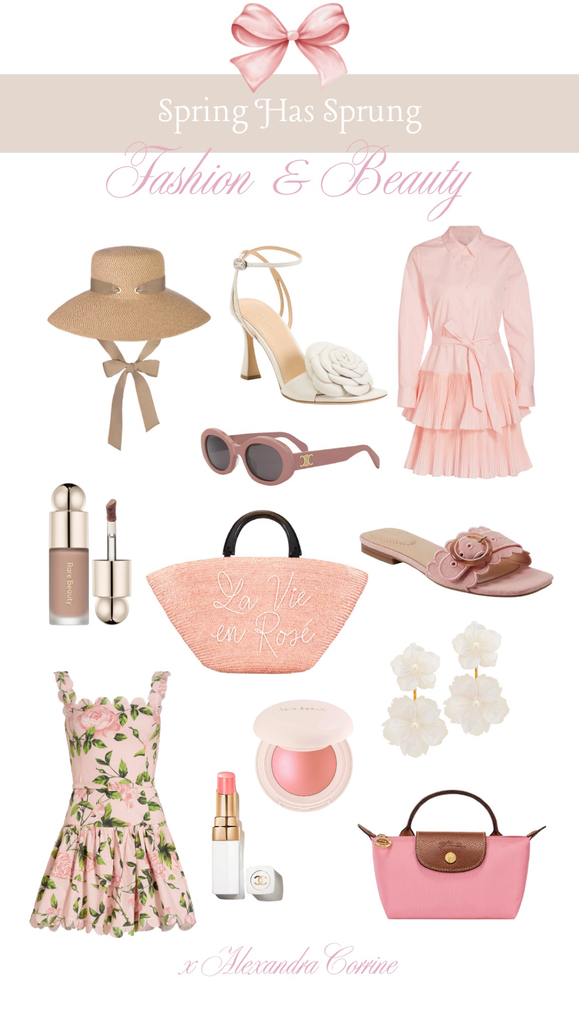 Pink spring finds 🤍🎀

Spring fashion, summer, spring break, outfit ideas, summer accessories, beach bag, raffia, beauty, shoes, jewelry, floral, flowers, girly girl 

#LTKStyleTip #LTKSeasonal