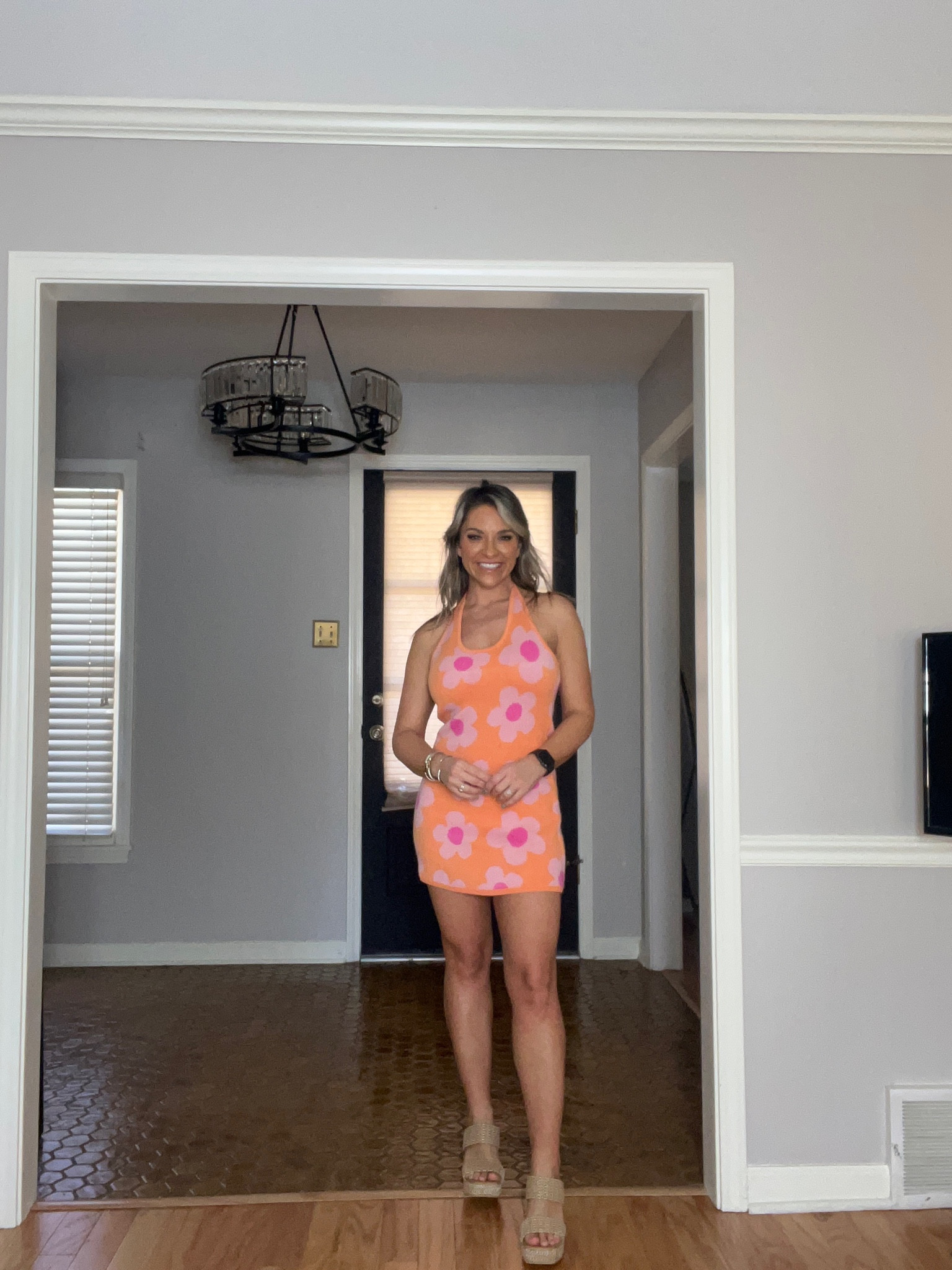 Halter dress. Flower dress. Summer dress. Pink lily.

#LTKSpringSale #LTKsalealert #LTKstyletip