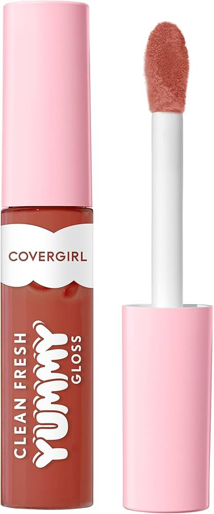 COVERGIRL Clean Fresh Yummy Gloss W&F, Sunset Skies, Hydrating, Non-Sticky, Hyaluronic Acid, Glas... | Amazon (US)
