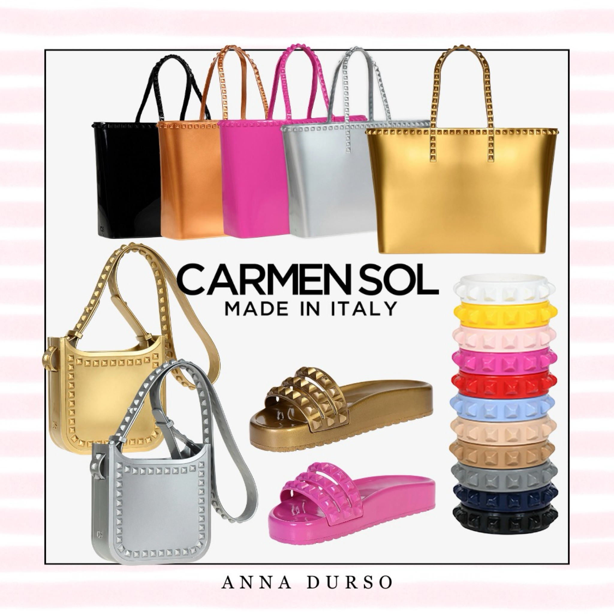Some of my favorite beach accessories — I have a stack of these bracelets & love them for summer! I also have the Angelica Large Tote in Metallic Gold & get so many compliments on it. It’s the perfect beach bag & easily rinses sand, sunscreen, and tanning oil right out! ✨🏝️☀️


#LTK #carmensol #beachbag #summer #spring #beachy #summerpurse #poolbag #poolside 


#LTKswim #LTKitbag

#LTKSeasonal