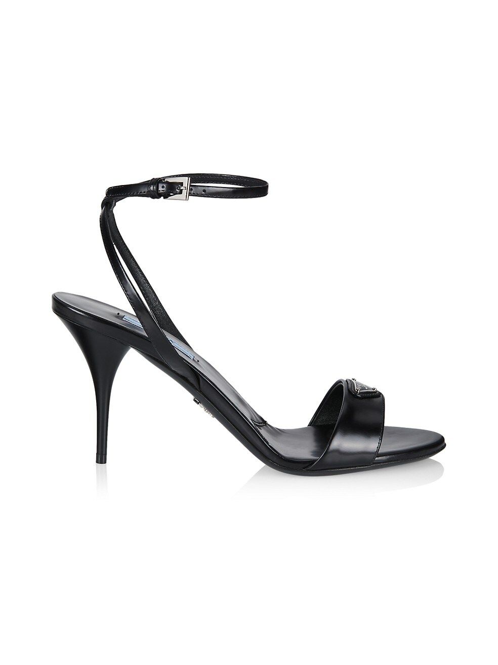 Logo 85 Leather Ankle-Strap Sandals | Saks Fifth Avenue