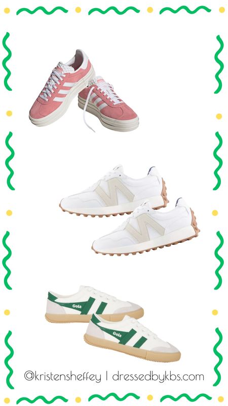 Sneakers perfect for the masters! You will definitely need some comfortable walking shoes if you end up going! 🩷 these would be adorable with a dress skirt or jumpsuit! 

#LTKshoecrush