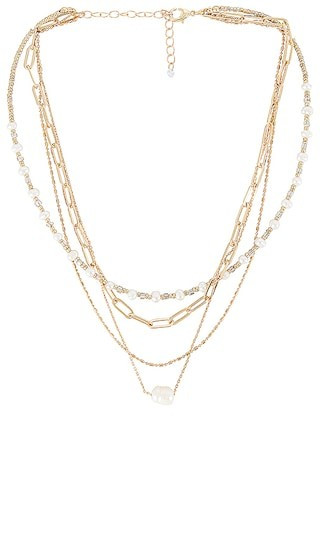 8 Other Reasons Zoe Necklace in Metallic Gold. | Revolve Clothing (Global)