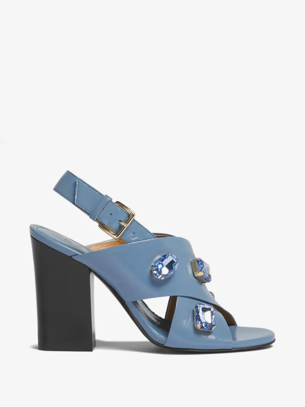 leather criss-cross sandals | Farfetch Global