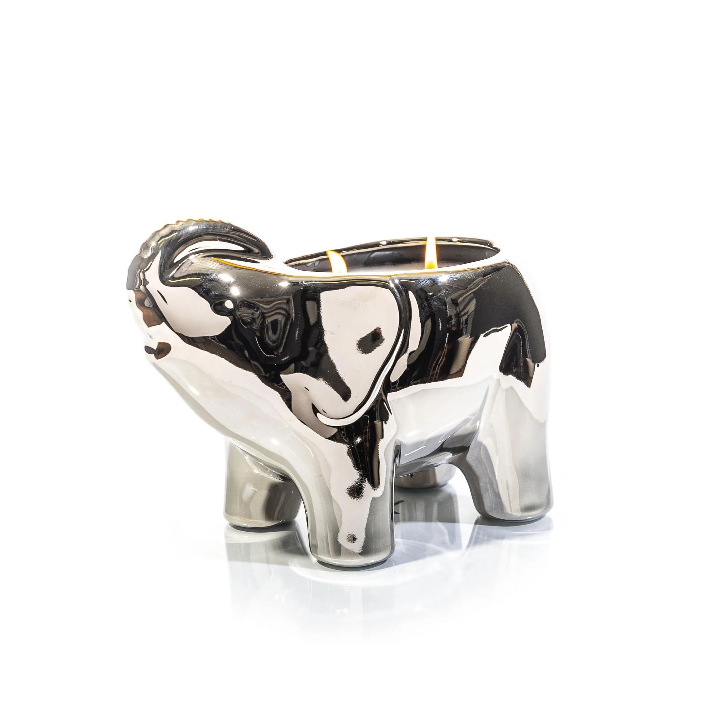 Silver Elephant Candle | Thompson Ferrier