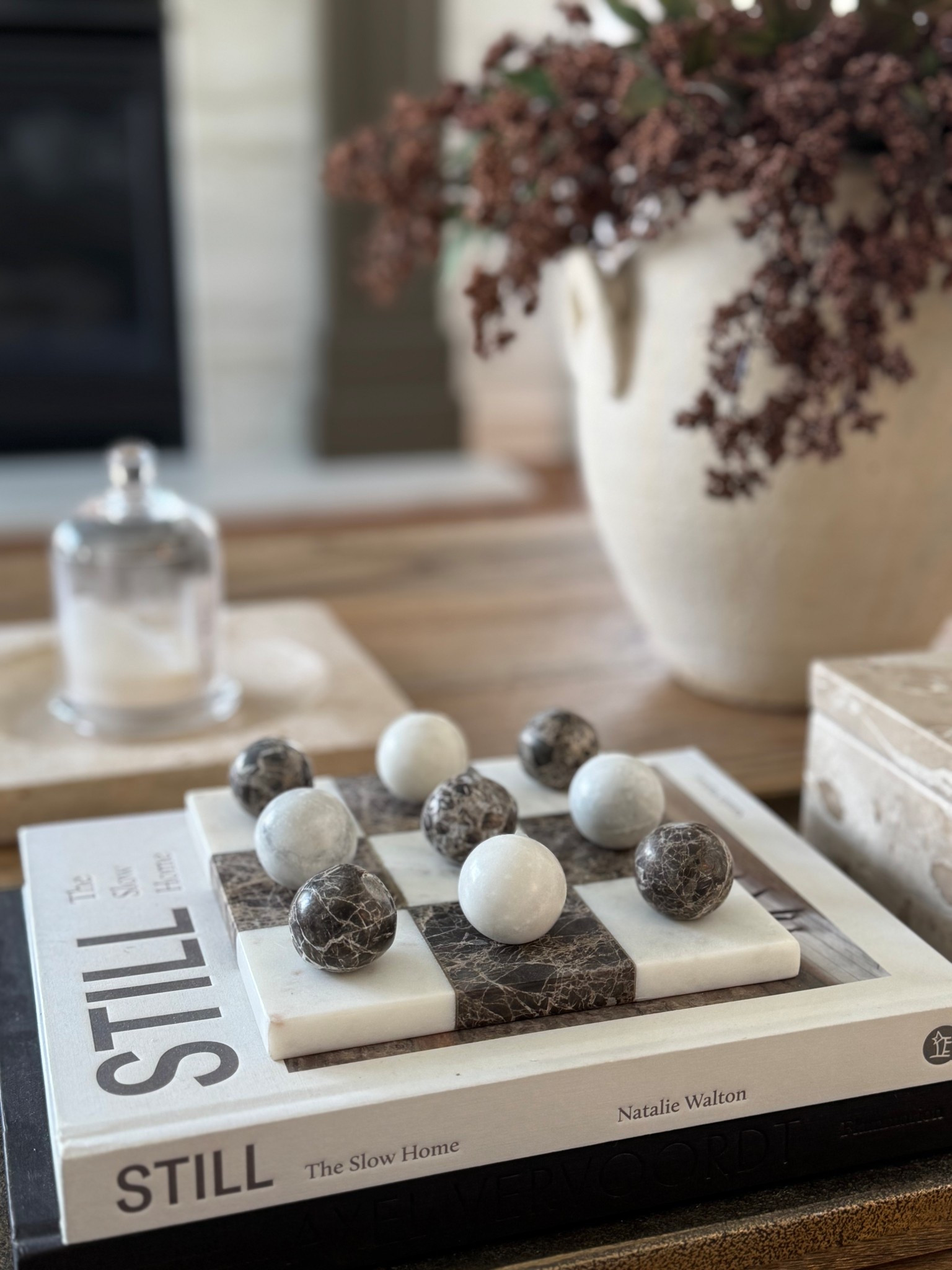 The only coffee table decor that never gets swapped! We love to play tic tac toe and the marble one is pretty even when not in use! 

#LTKSaleAlert #LTKHome