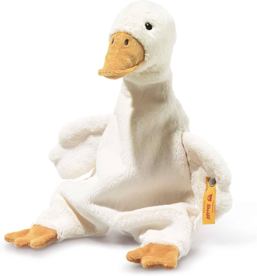 Steiff Handcrafted Since 1880 Premium Plush Classic Lovey Security Blanket - 11" Gilda Goose | Amazon (US)