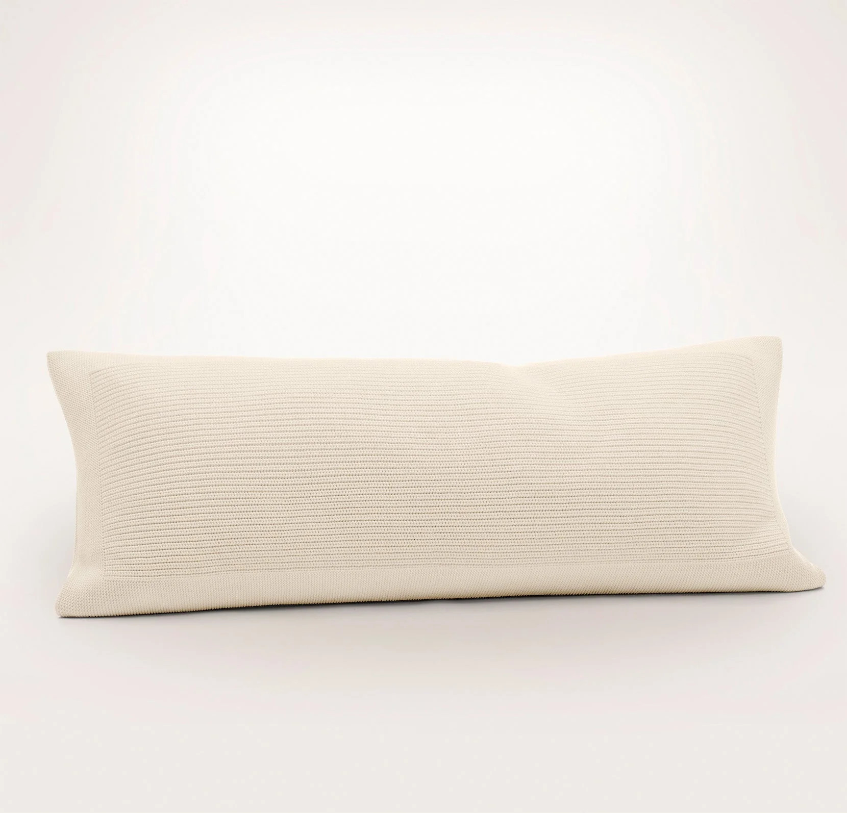 Ribbed Knit Pillow Cover (Lumbar) | Boll & Branch