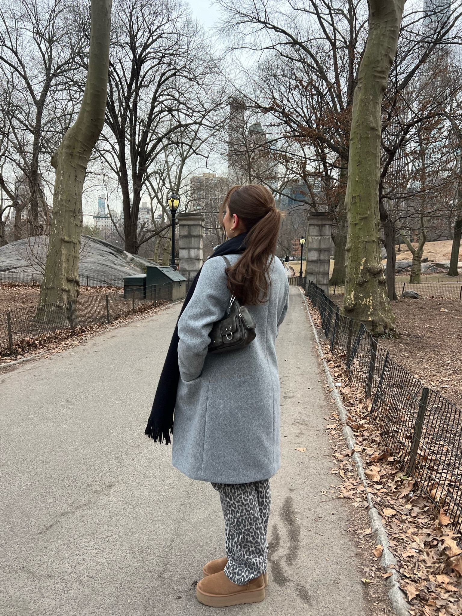 nyc 
spring/ winter 
leopard pants 
travel outfit 
ootd 

#LTKStyleTip #LTKU #LTKTravel