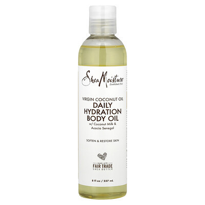 SheaMoisture, Virgin Coconut Oil, Daily Hydration Body Oil, 8 fl oz (237 ml) | iHerb