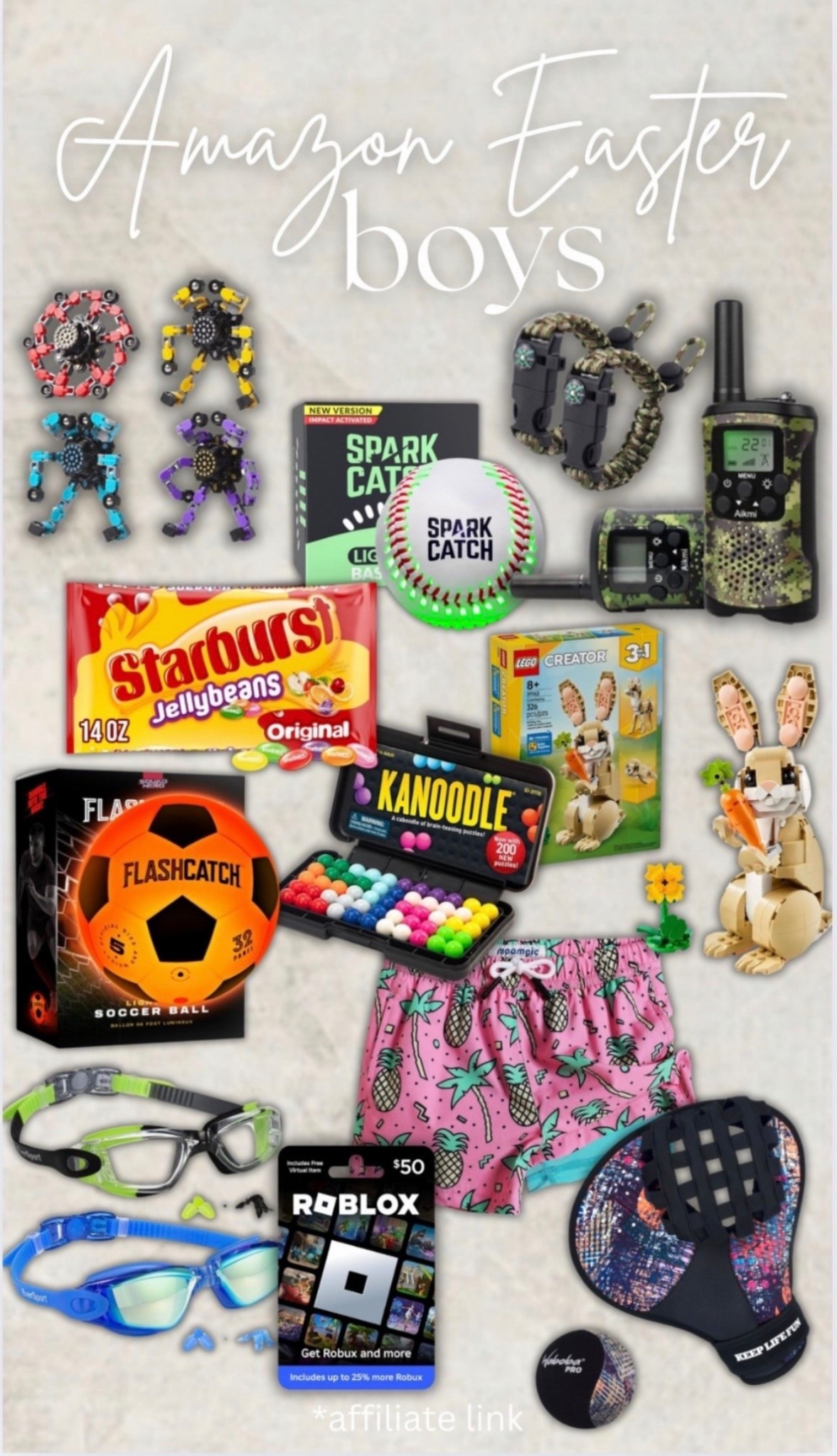 Easter basket finds for boys 
#amazonpartner #easter2025 @amazon #founditonamazon

#LTKKids #LTKFamily #LTKSeasonal