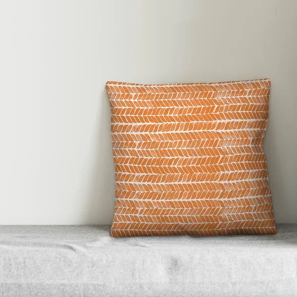 Suydam Autumn Herringbone Throw Pillow | Wayfair North America