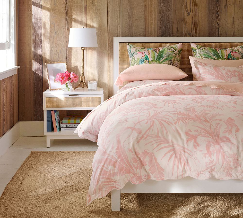 Cynthia Rowley Scalloped Edge Duvet Cover | Pottery Barn (US)