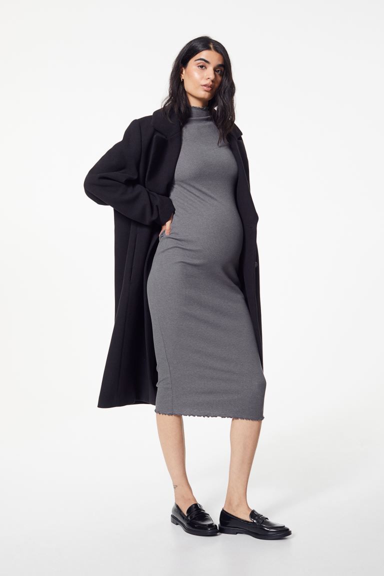 MAMA Ribbed Jersey Dress | H&M (US + CA)