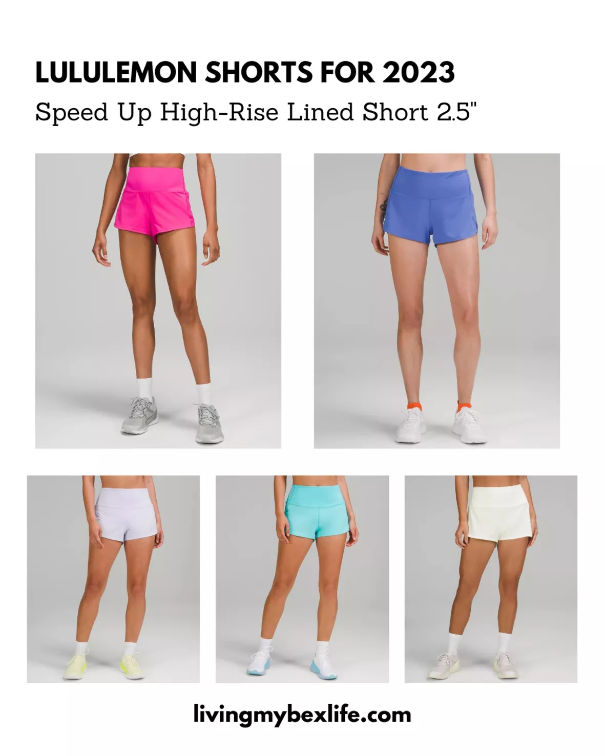Speed Up High-Rise Lined Short 2.5 curated on LTK