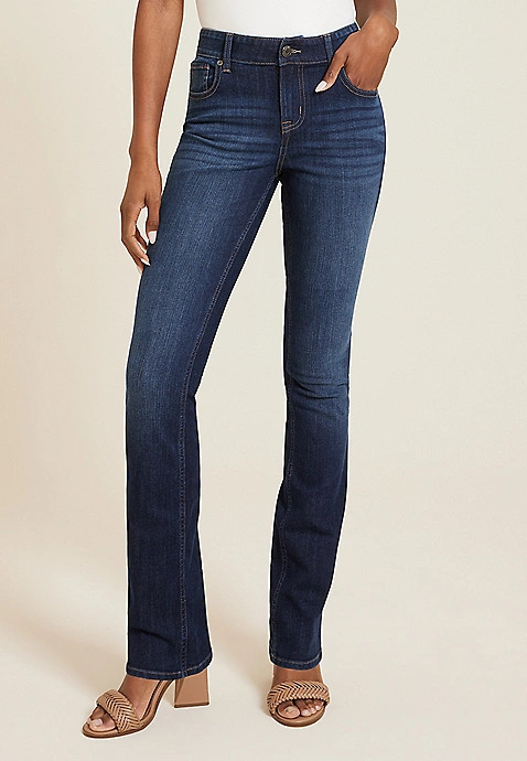 m jeans by maurices™ Classic Slim Boot Mid Rise Jean | Maurices