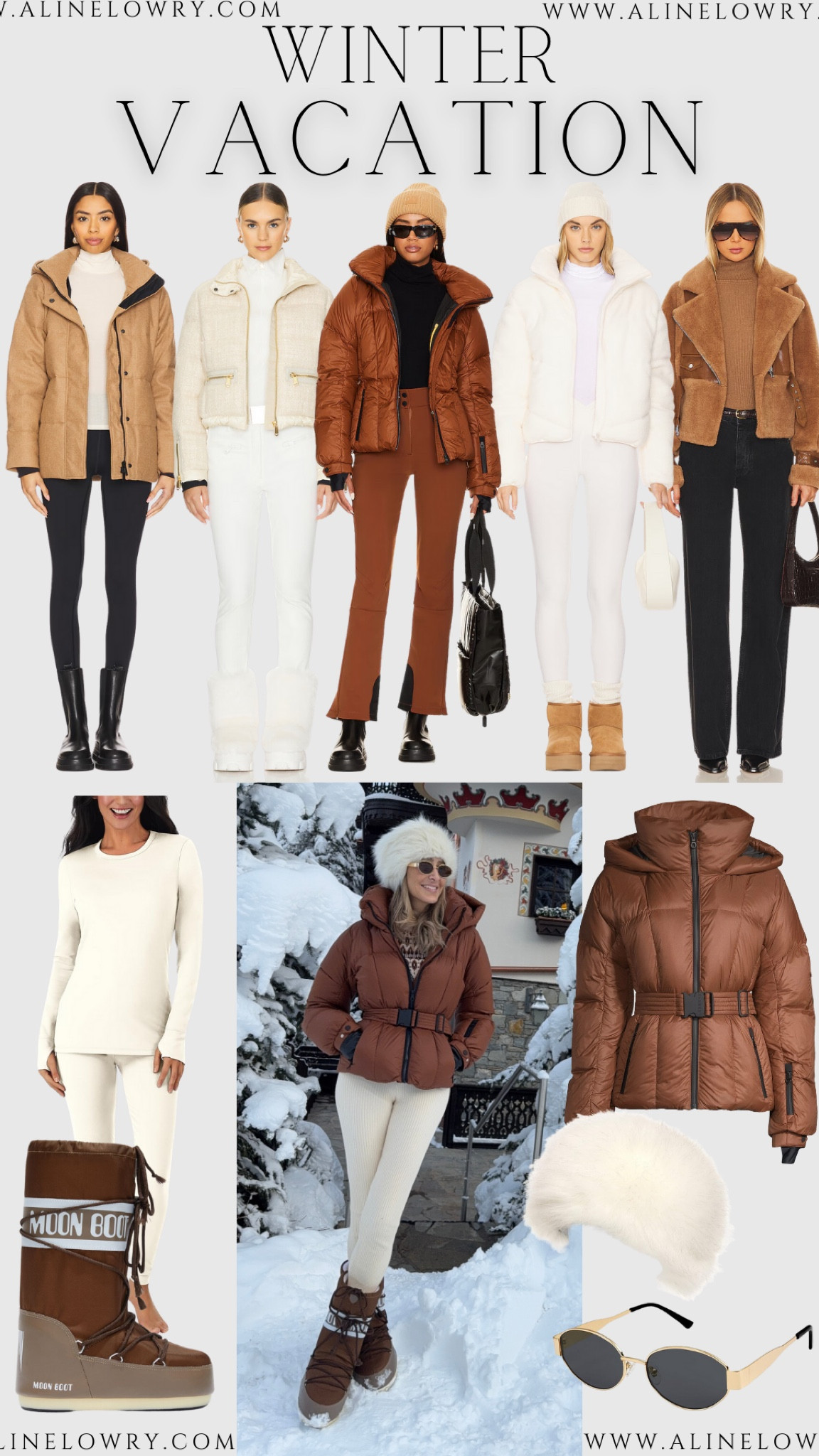 Winter vacation outfit idea I wore in the French alps. Puffer jacket, moon boots, thermal set. 

#LTKSeasonal #LTKStyleTip #LTKU