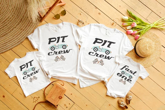 Fast One Matching Family Birthday Shirts, 1st Birthday Shirt, Race Car Birthday Party, Cars Birth... | Etsy (US)