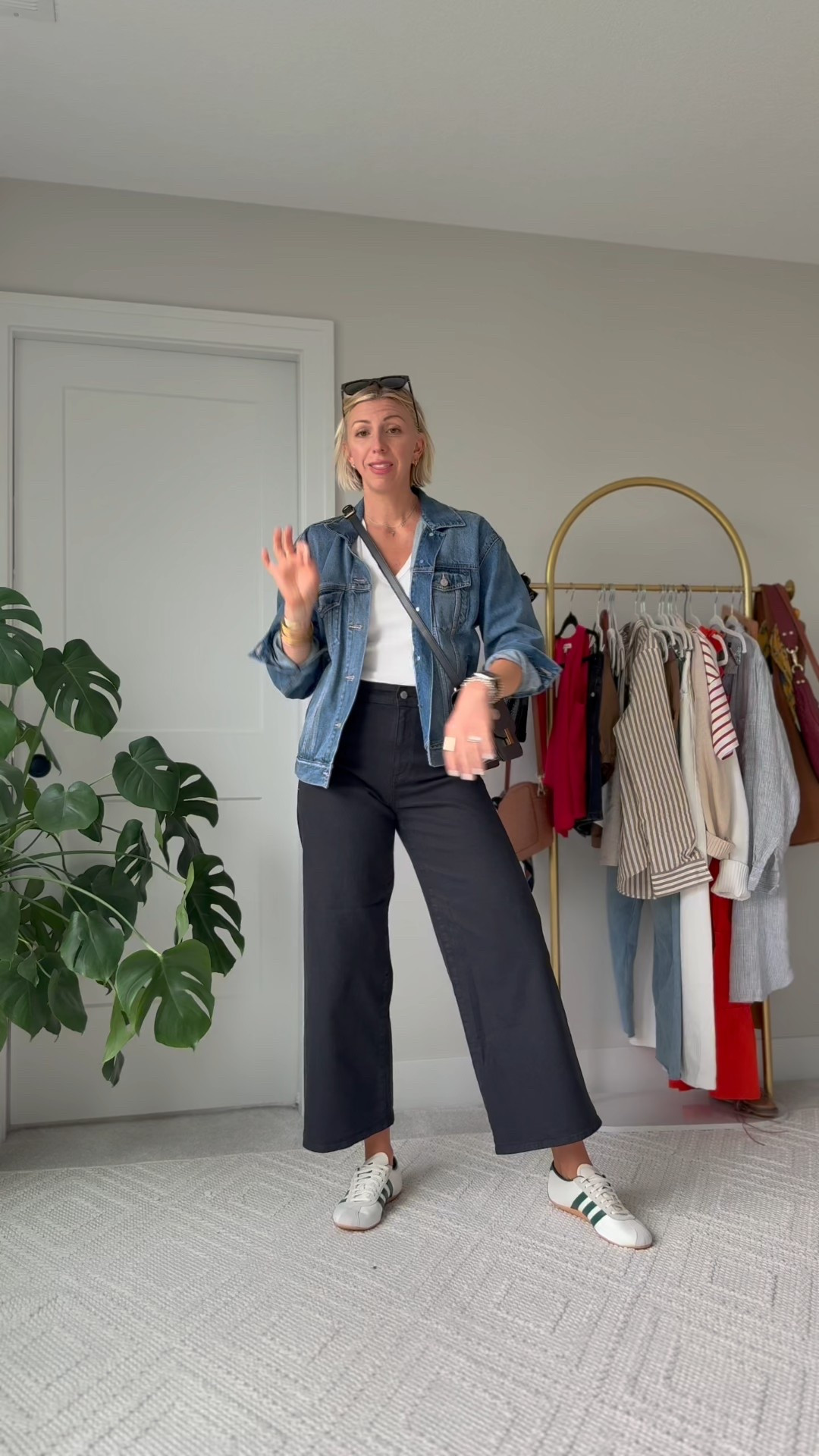 Vacation styling hack. One pair. Endless outfits. These cropped wide leg jeans are perfect for travel day and then can be styled multiple ways on a trip. These fit true to size.

#LTKOver40 #LTKSummerEdit #LTKFindsUnder50

#LTKFindsUnder50 #LTKSummerEdit #LTKOver40