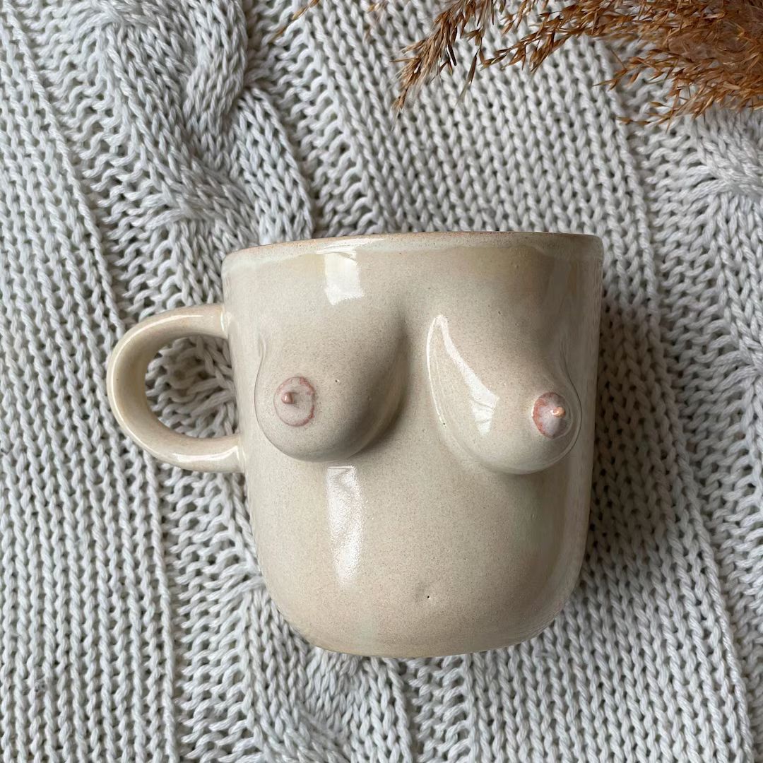 Boobs Personalized Mugs, Pottery Boob Cups, Handmade Ceramic Mug, Fashion Tits Cup, Custom Unique... | Etsy (US)