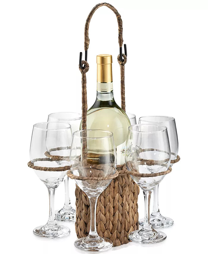 Masonware Garden Terrace Wine Tote Set | Macy's